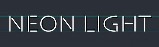 ps绘制逼真的霓虹字体效果的操作教程