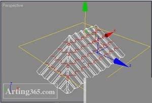 poly制作有瓦的房顶的方法