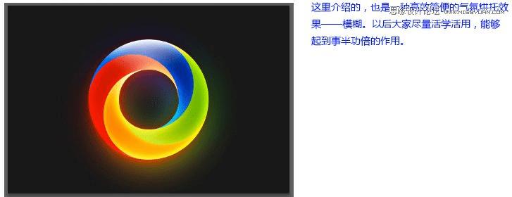 通过Photoshop绘制漂亮炫彩3D圆环logo的步骤