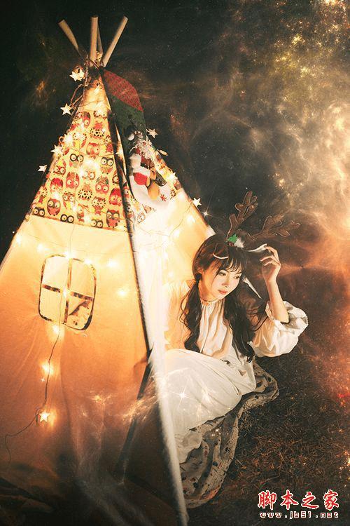 PS+ACR利用星空素材打造浪漫圣诞光影效果的教程