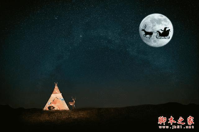 PS+ACR利用星空素材打造浪漫圣诞光影效果的教程