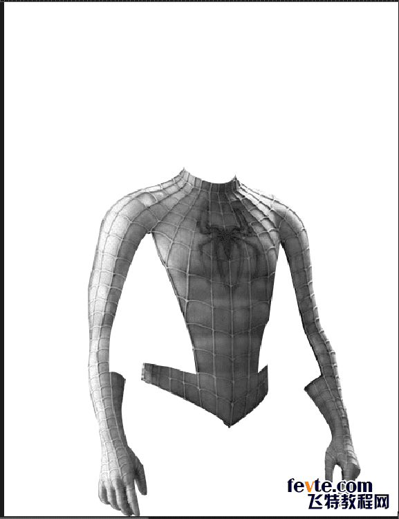 PS给蜘蛛侠换漂亮东北棉袄的操作教程