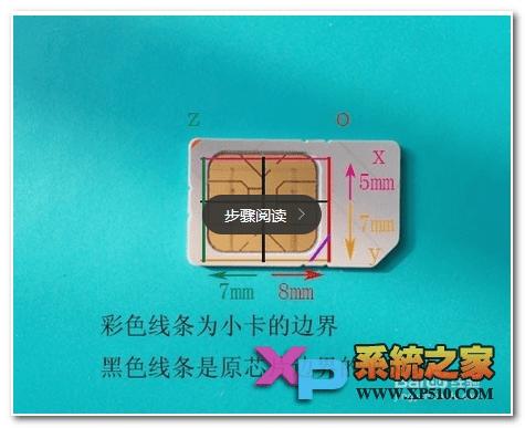 华为荣耀7如何剪卡只保留芯片?