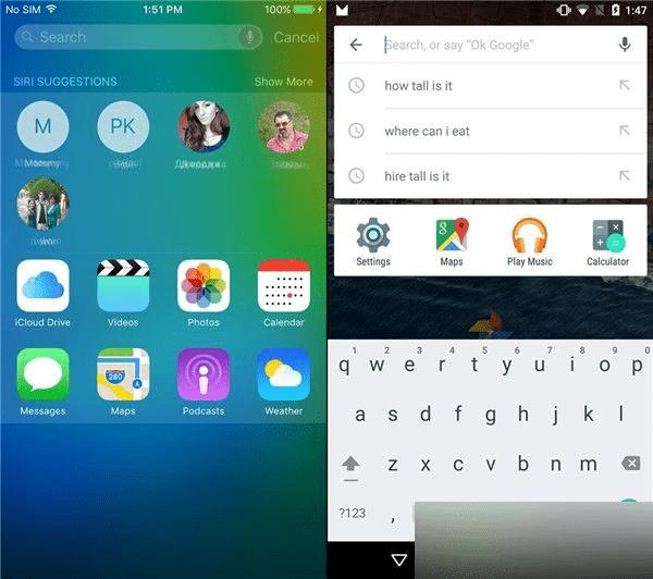 ״iOS9Android Mϵͳ 򵥶ԱiOS9AndroidM