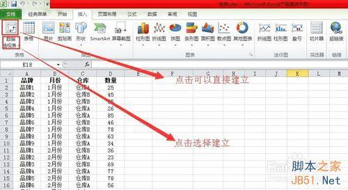 Excel2010创建数据透视表处理数据的方法