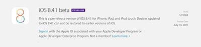 iOS8.4.1和OS X 10.10.5测试版正式发布,更新了些什么?