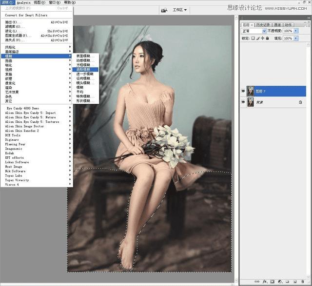 使用PS调出室内模特柔美的淡雅肤色,该怎么操作?