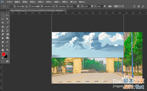 运用ps将风景图片转化为手绘漫画的方法步骤