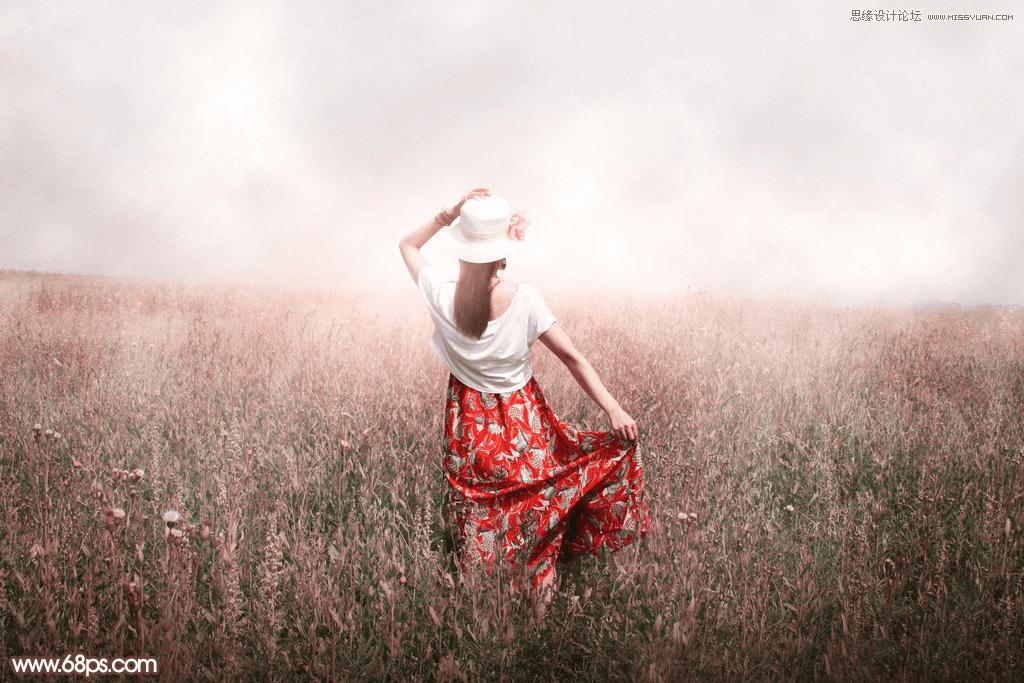 如何用ps调出早晨雾蒙蒙的外景人像?