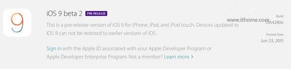 苹果ios9 beta2更新内容以及新特性的详细介绍