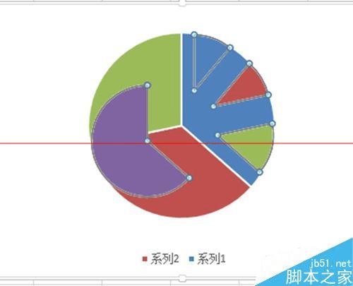 如何用excel制作动态的子母饼图?
