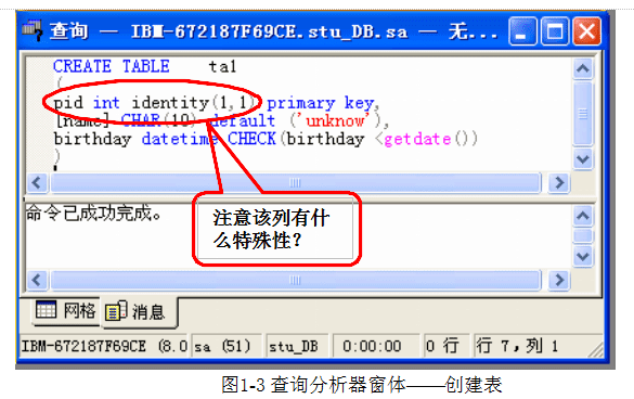 数据库表创建、管理和数据操作的实验