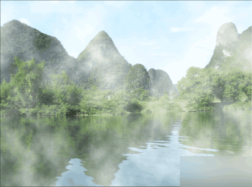 如何使用ps制作仙气似的照片?