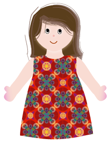 如何使用AI绘制可爱卡通小女孩?