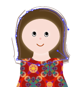 如何使用AI绘制可爱卡通小女孩?