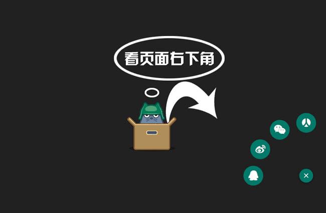 jQuery右下角旋转环状菜单特效的实例分享