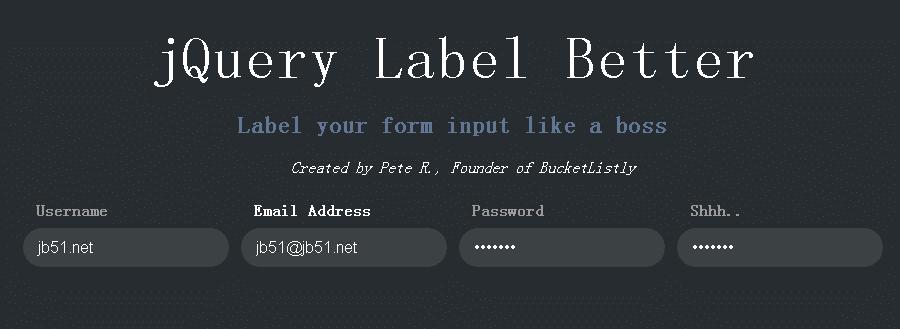 jquery表单输入时提示文字滑动向上效果的实例教程