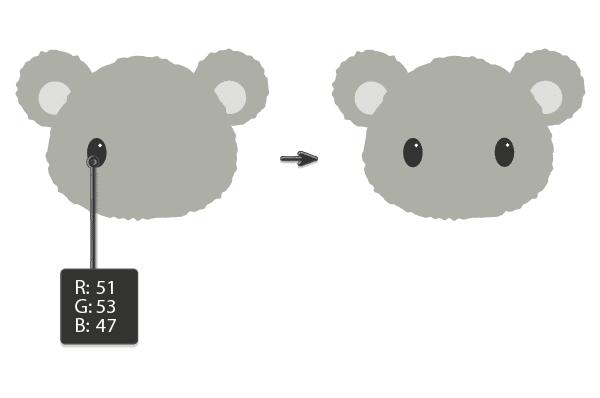 AI怎么绘制一只爬在树上的考拉?