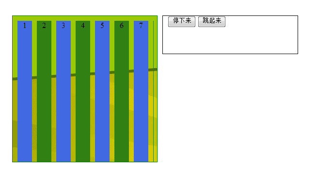 jquery如何实现动静态条形统计图?