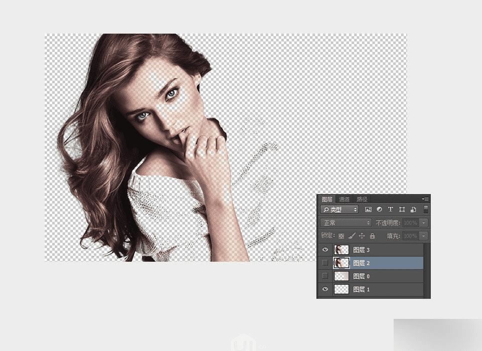 怎么样使用ps将照片快速合成超酷的粒子飞散效果?