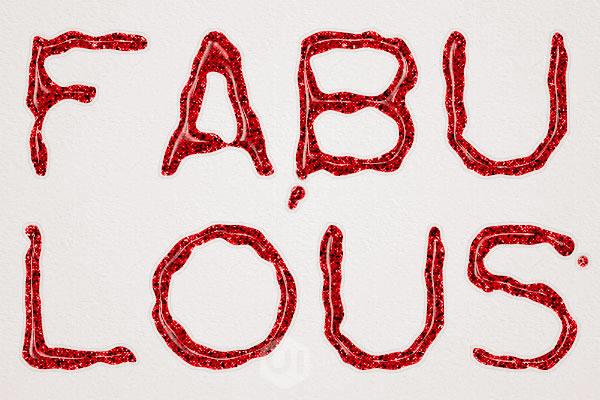 使用ps制作漂亮的彩金色UV文字效果的技巧