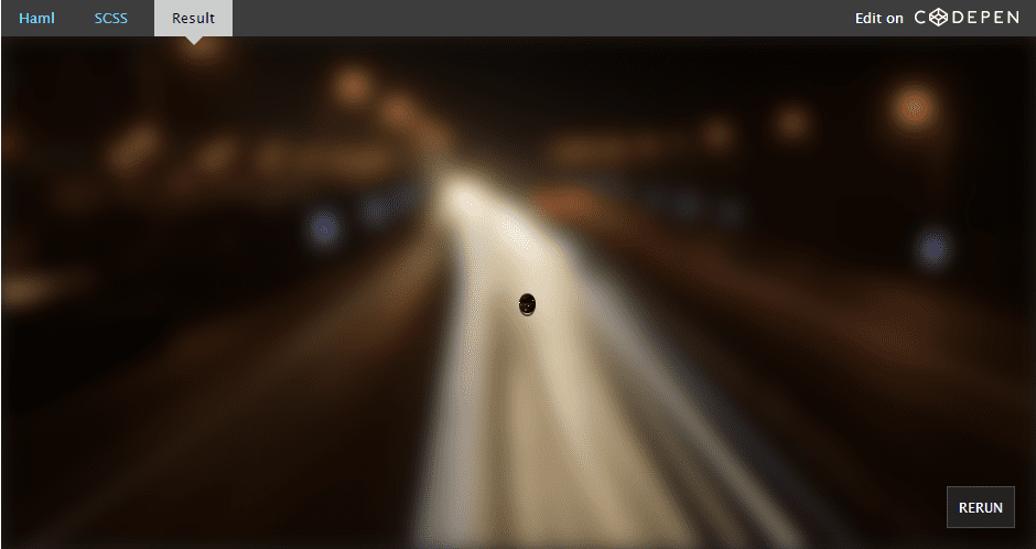 纯css如何实现窗户玻璃雨滴效果?