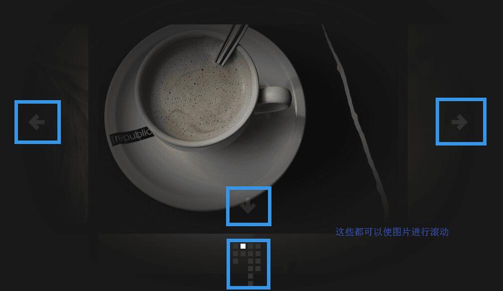 js幻灯片画集特效实例代码