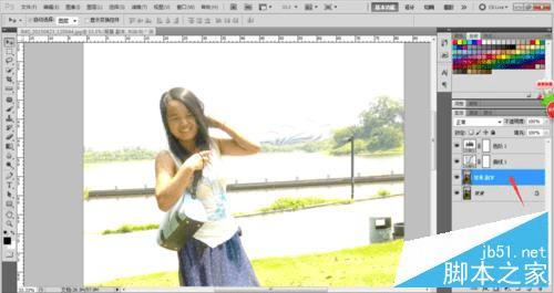 使用ps处理人物脸部逆光较暗淡的技巧