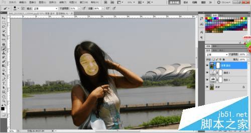 使用ps处理人物脸部逆光较暗淡的技巧