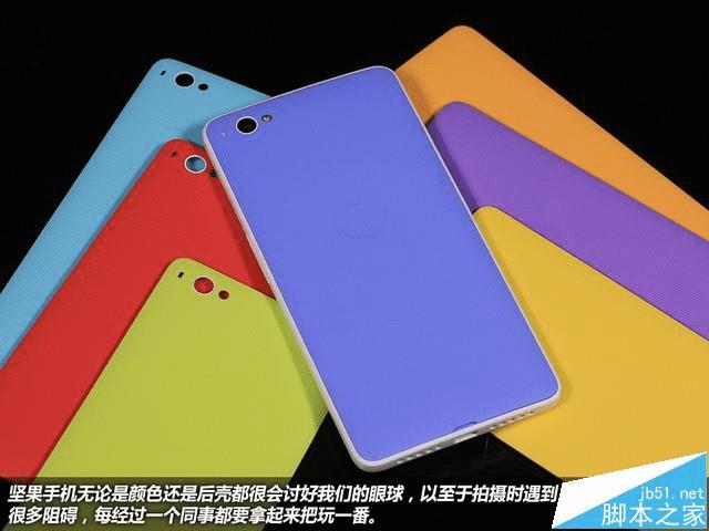 七彩兄弟凑齐在一起场面何其壮观,一起来观赏下坚果U1手机吧