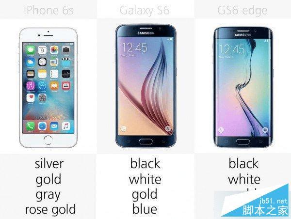 三星S6手机跟苹果6S手机在配置参数方面的介绍