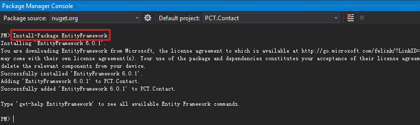 MVC5+EF6的简单示例介绍