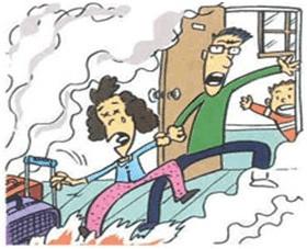 如何有技巧地进行家庭火灾逃生?