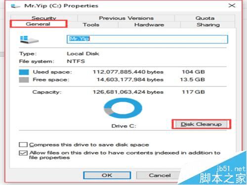 删除win10更新时出现的Windows.old文件夹的办法