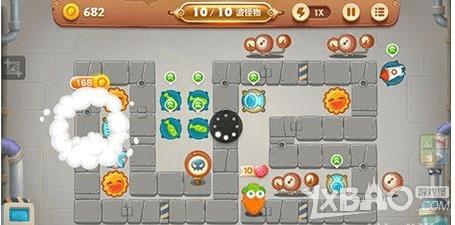 怎么样在保卫萝卜3工厂楼层第6关中通关?