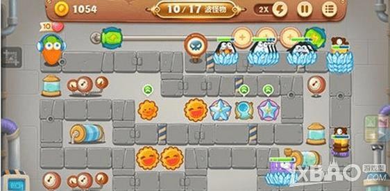 在保卫萝卜3工厂楼层第7关通关的攻略