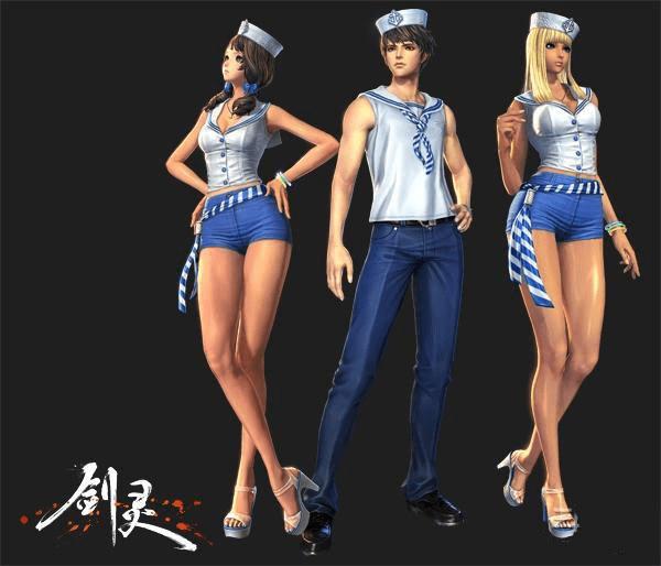 剑灵破天一战的服装汇总