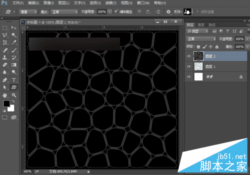 如何使用ps滤镜制作匀称逼真的鹅卵石路面效果?