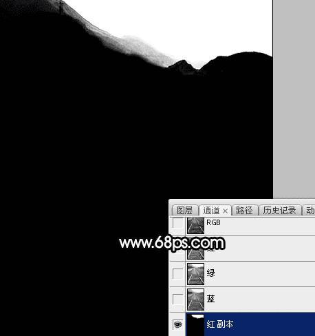 怎么样在Photoshop中为铁轨图片加上晨曦暖色?
