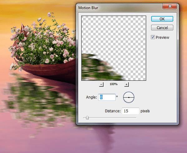 如何在PS中合成霞光中的小艇场景?