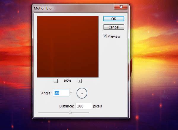 如何在PS中合成霞光中的小艇场景?
