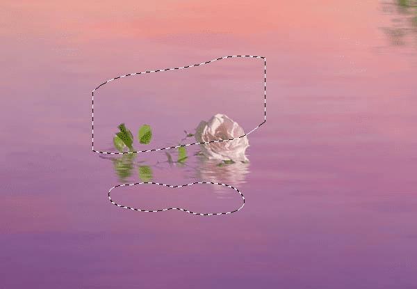 如何在PS中合成霞光中的小艇场景?