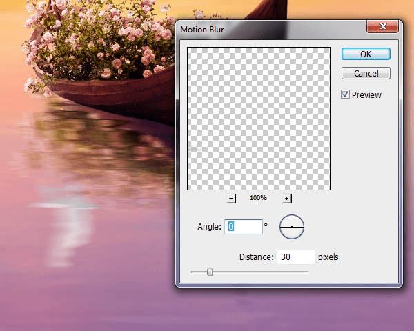 如何在PS中合成霞光中的小艇场景?