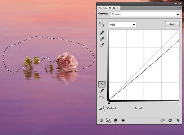如何在PS中合成霞光中的小艇场景?