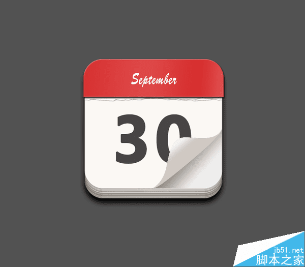 如何使用PS鼠绘写实漂亮有质感的日历图标?