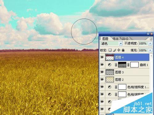 如何使用ps将夏季绿色图片变成秋季的黄色效果?