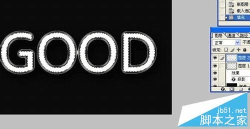 用PS制作玻璃体的GOOD字体效果的技巧