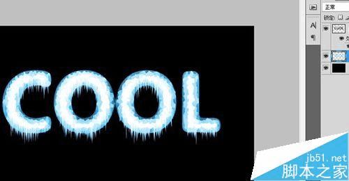 如何在ps中利用滤镜和通道制作漂亮的冰冻字体?