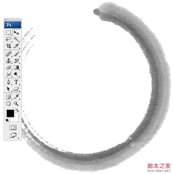 Photoshop怎么制作逼真又浓厚的水墨秋字?