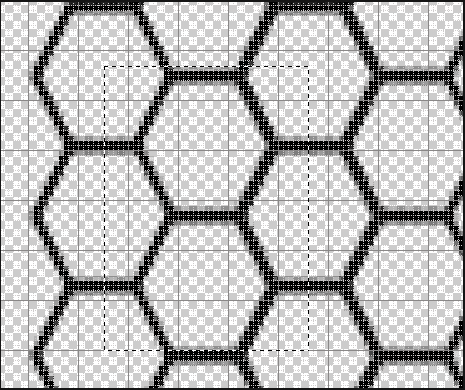 如何使用PS绘制一个深沉典雅的蜂巢背景?